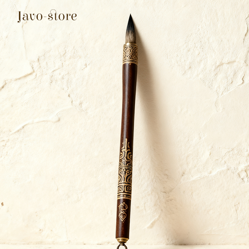 藝術書法毛筆細緻筆尖展示