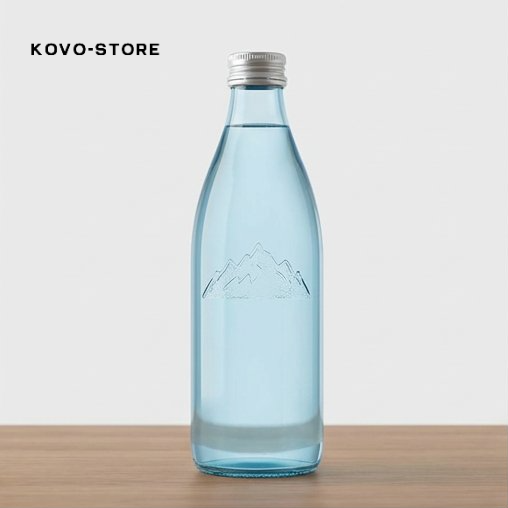 天然山泉水瓶身展示