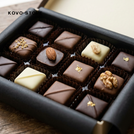 黑巧克力融化口感展示