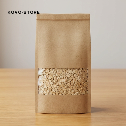 燕麥早餐穀物包裝正面照