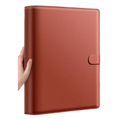 เอกสารทั้งครอบครัวเก็บได้ด้วย1เล่ม สมุดเก็บเอกสารมีกระดุมแม่เหล็ก