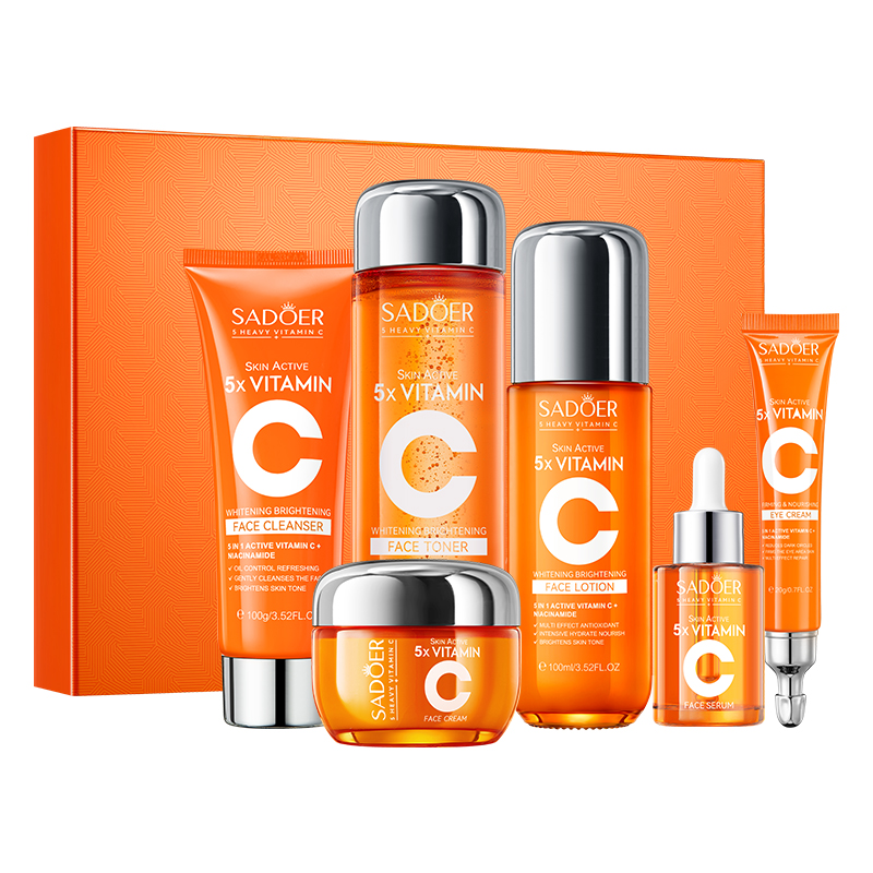 【SADOER】5X Vitamin C Brightening Skincare Gift Set