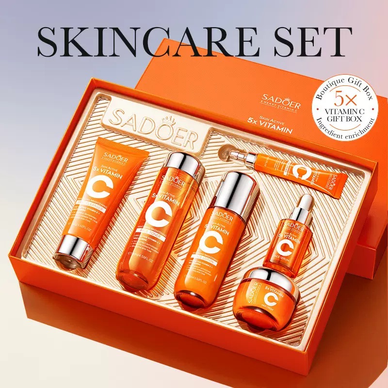 【SADOER】5X Vitamin C Brightening Skincare Gift Set