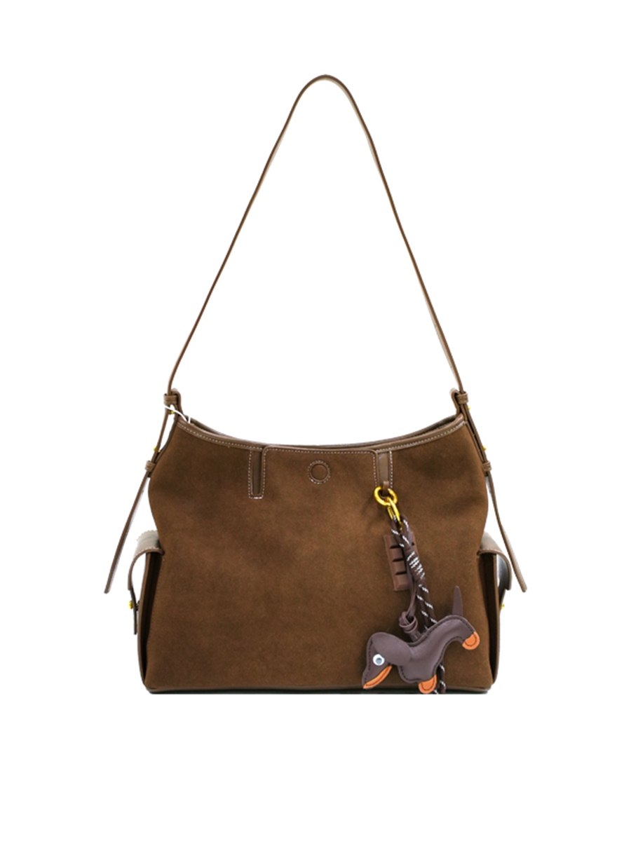 Casual Black Large Capacity Tote Bag