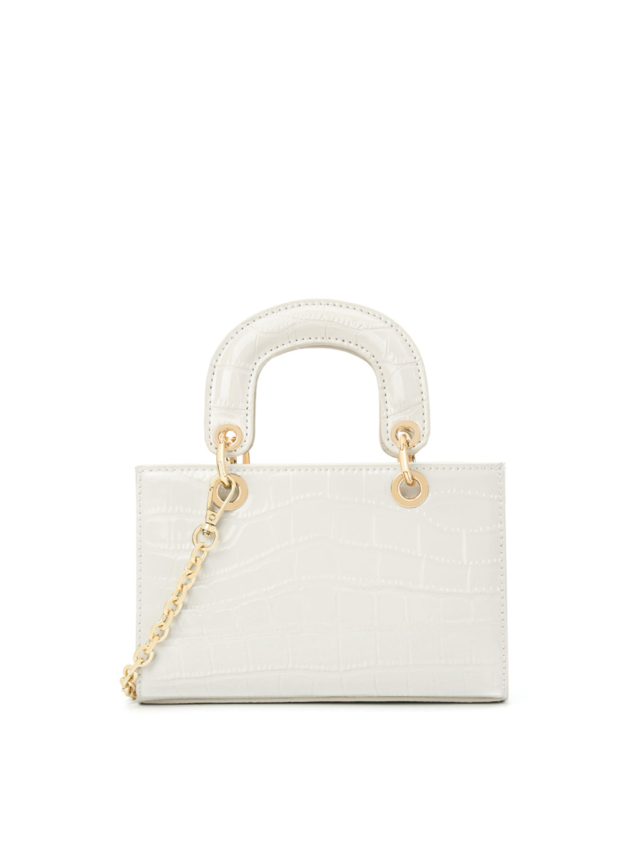 White Dior Lady Dior bag