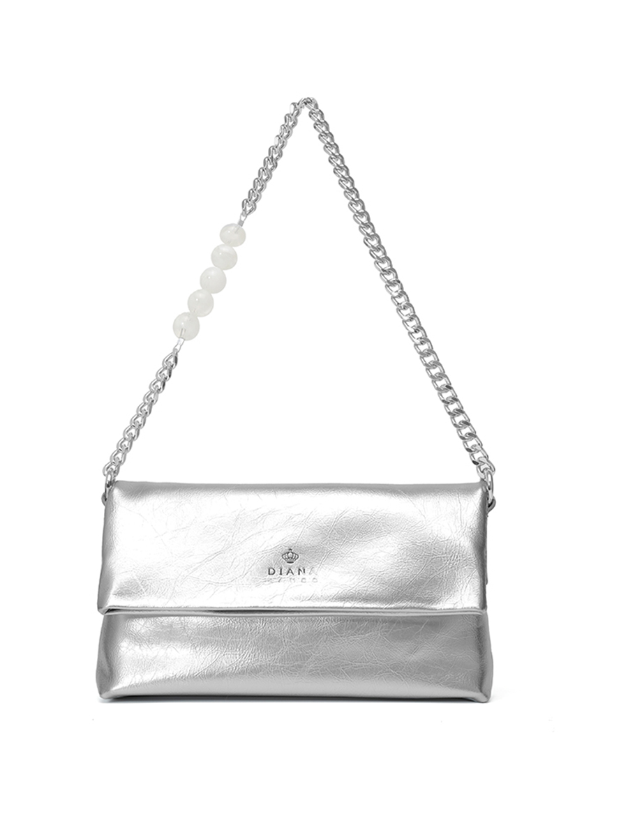 Stylish Silver Chain Shoulder Bag