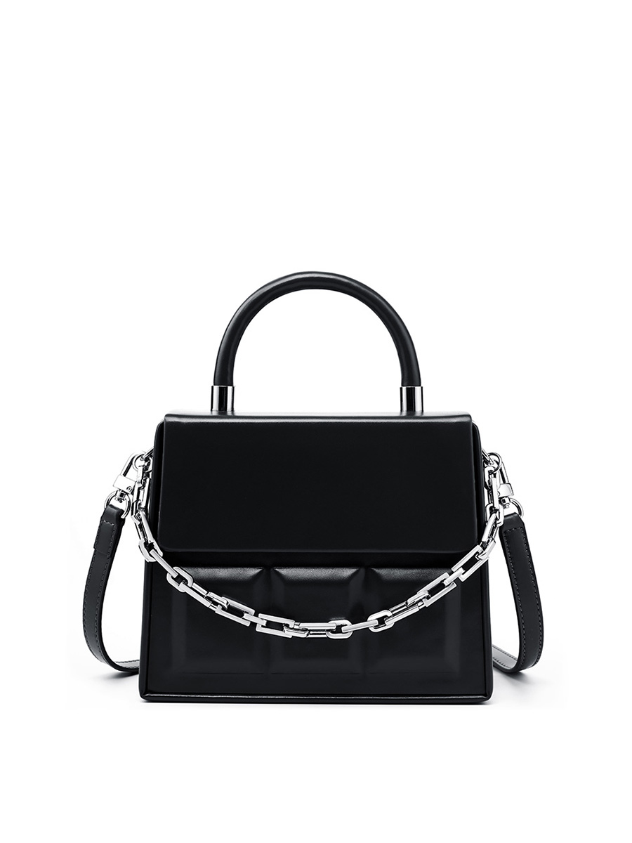 Chocolate chain square bag