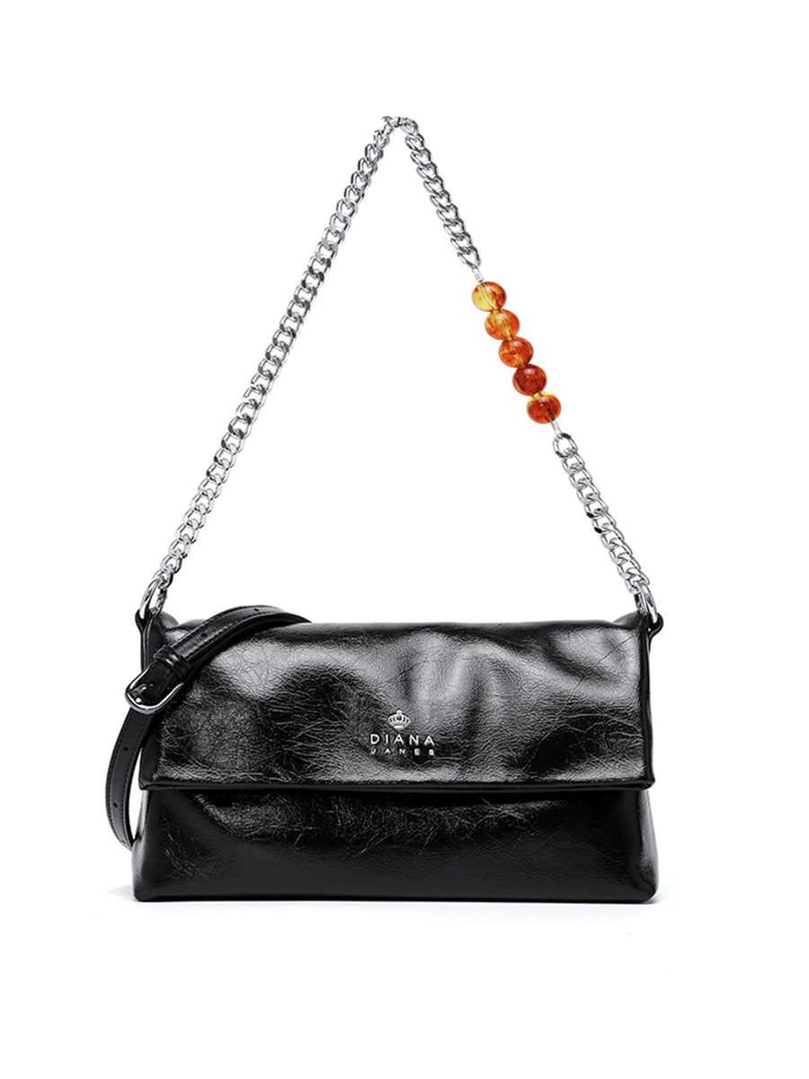 Stylish Silver Chain Shoulder Bag