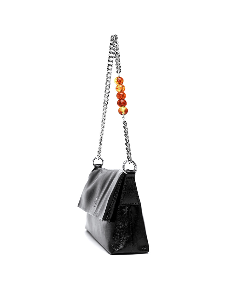 Stylish Silver Chain Shoulder Bag