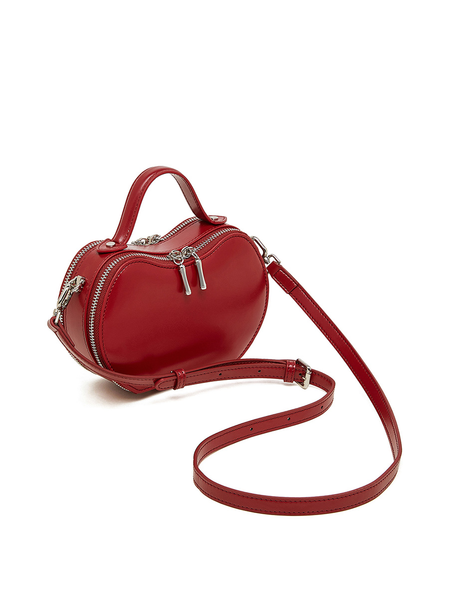 Cherry Red Retro Love Bag
