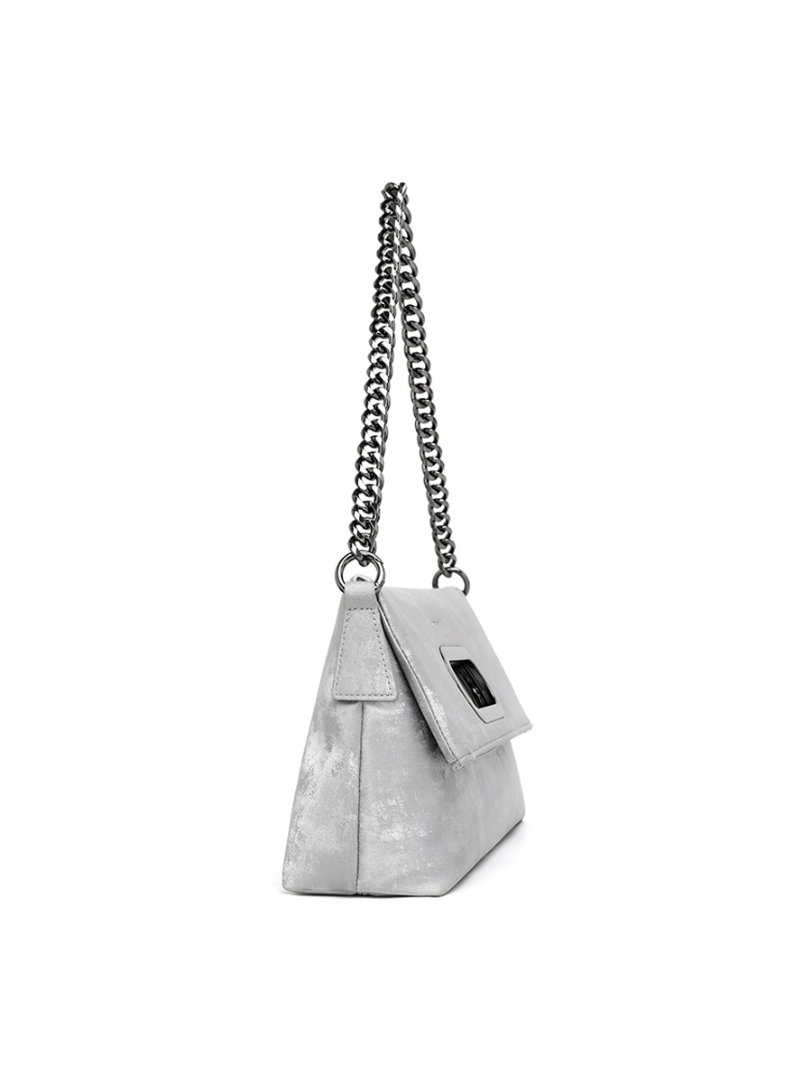Niche-designed chain-strap bag, stylish commuter shoulder bag