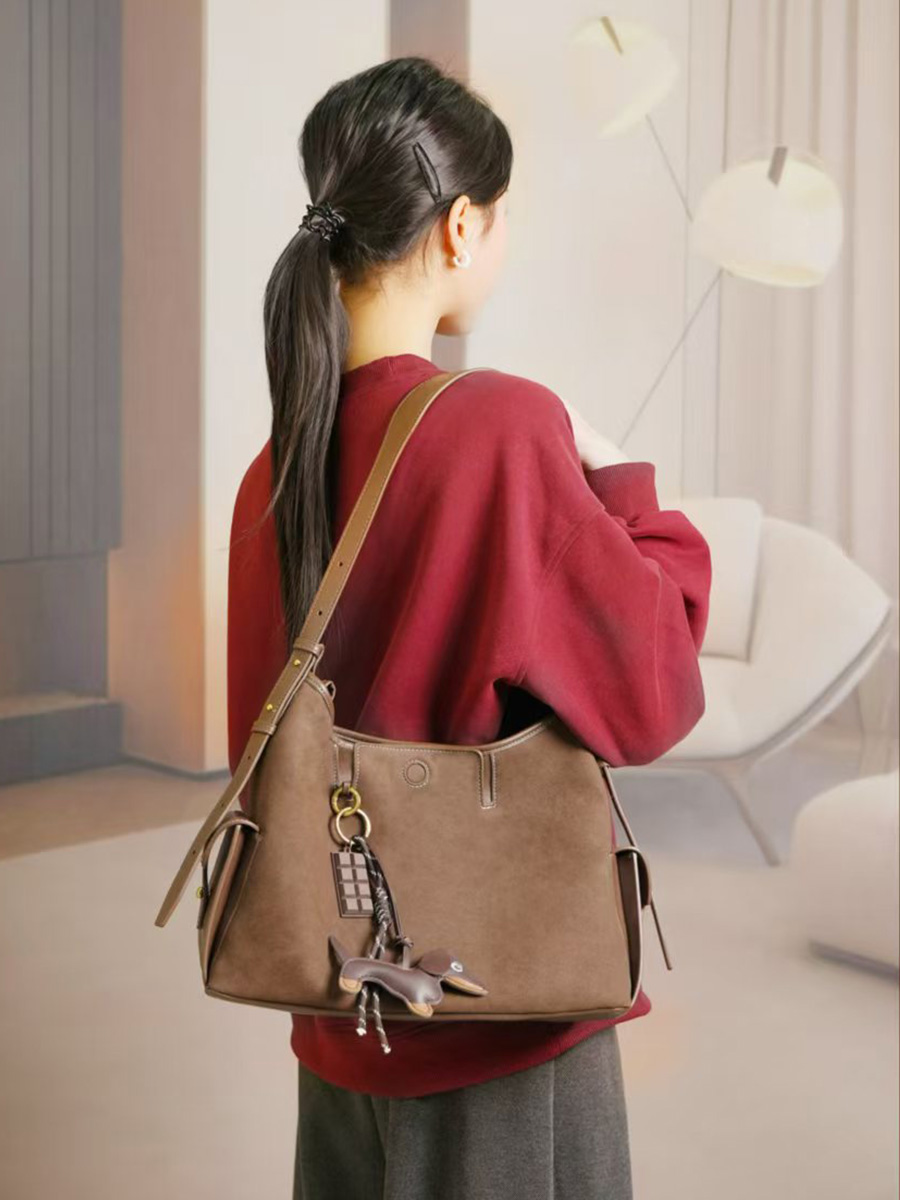 Casual Black Large Capacity Tote Bag