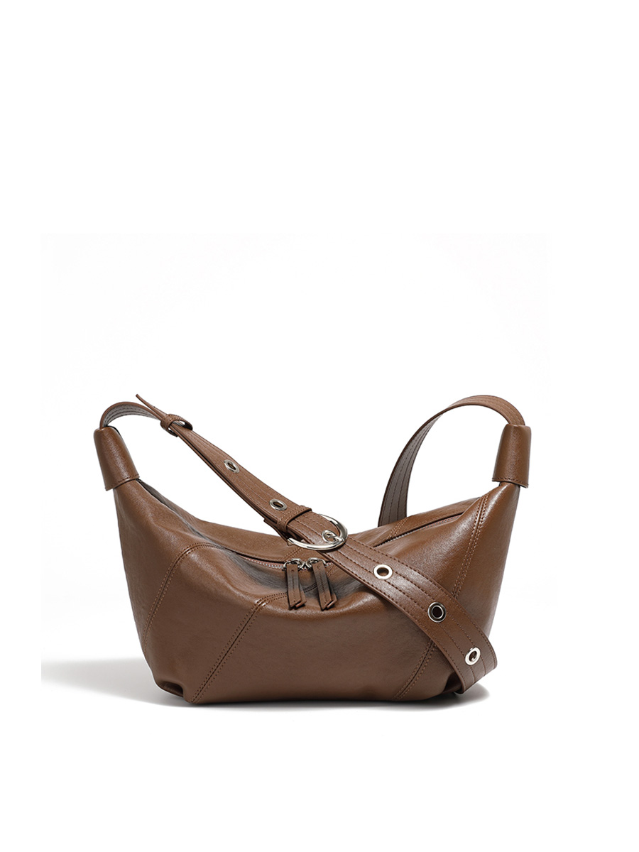 Retro Soft Leather Large Capacity Crossbody Bag