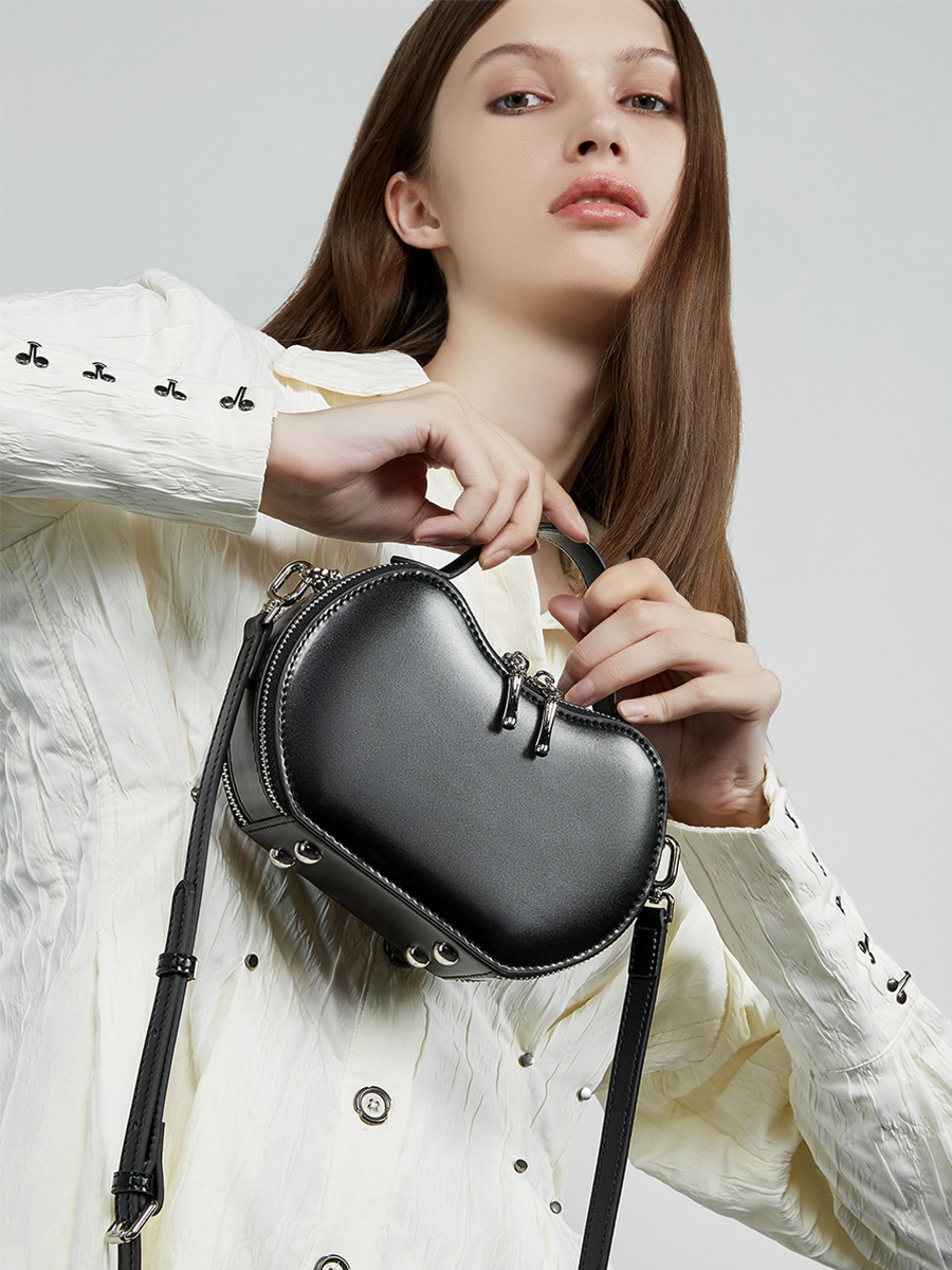 Cherry Red Retro Love Bag