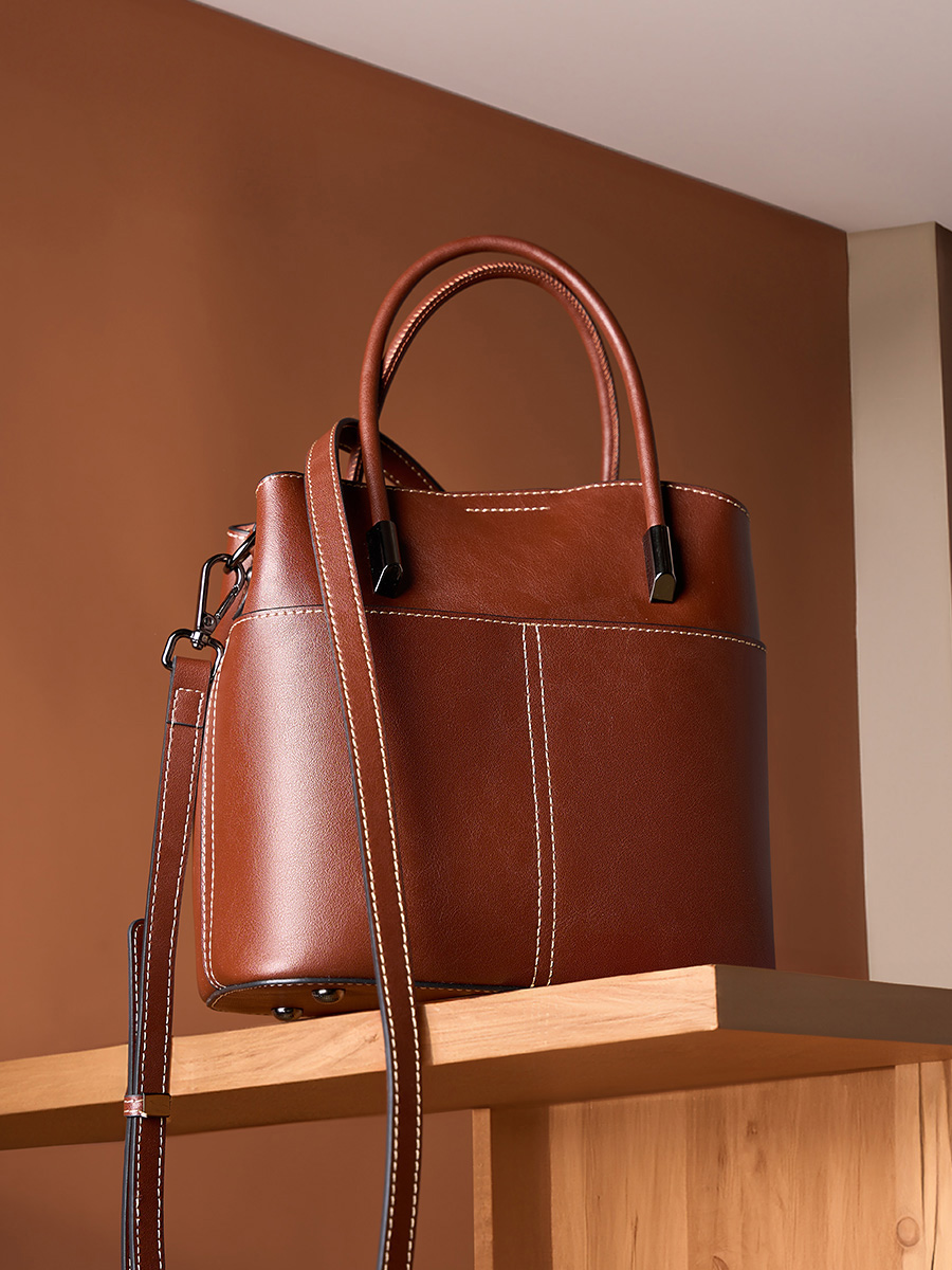 Vintage Travel Bucket Bag