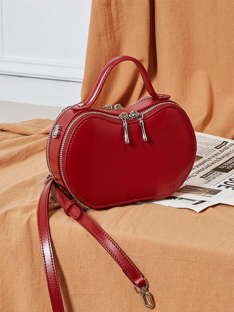 Cherry Red Retro Love Bag