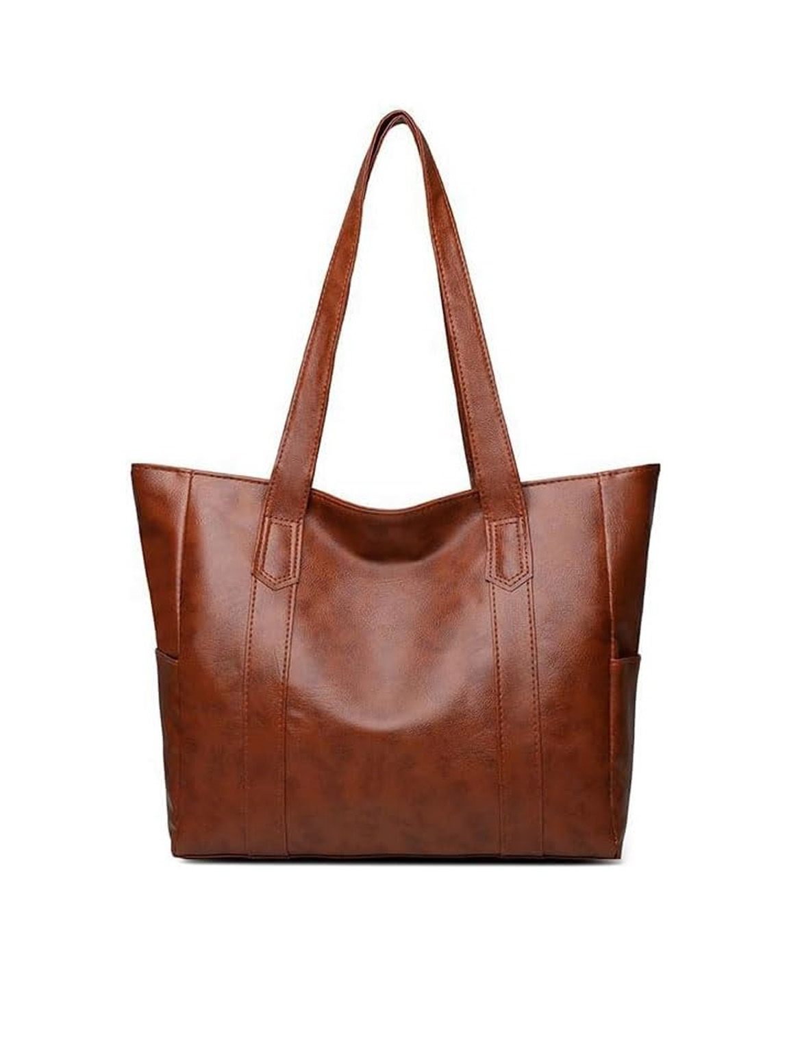 Large Capacity Work Tote Bag for Women PU Leather