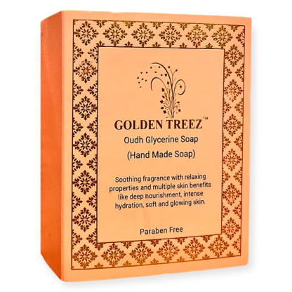 Golden Treez Natural Organic Bath Soap Bar - Moisturizing, Soothing, Aromatic Bar Soap