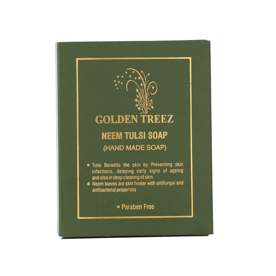 Golden Treez Natural Organic Bath Soap Bar - Moisturizing, Soothing, Aromatic Bar Soap
