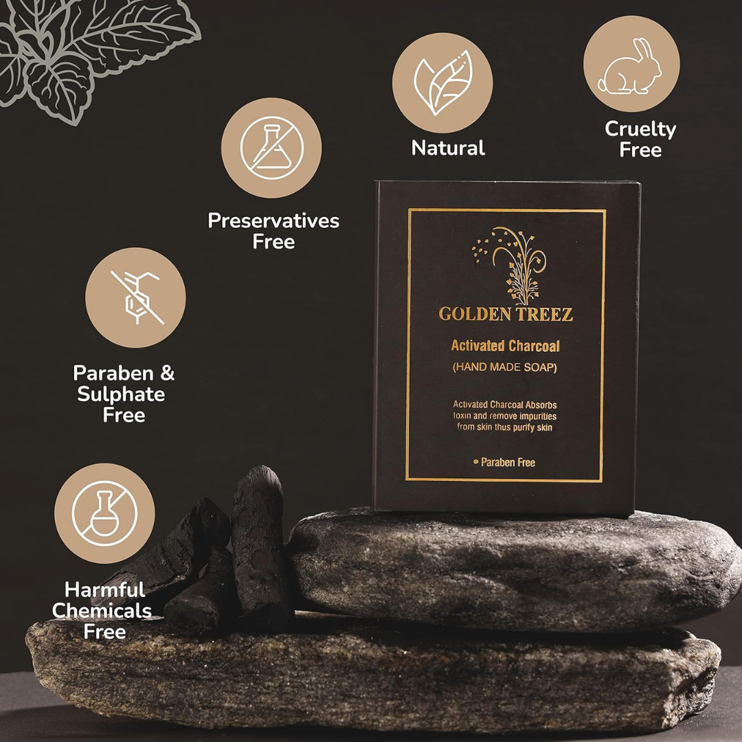 Golden Treez Natural Organic Bath Soap Bar - Moisturizing, Soothing, Aromatic Bar Soap