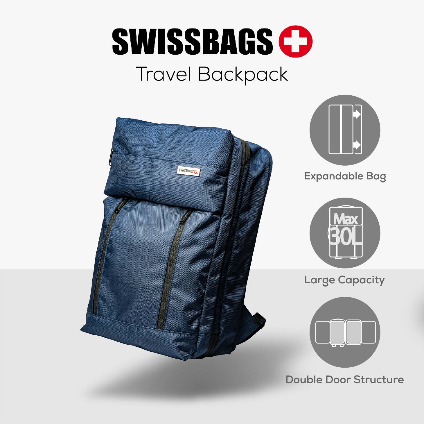 SWISSBAGS | Travel Backpack | A multi-functional backpack that offers the freedom to carry whatever you need