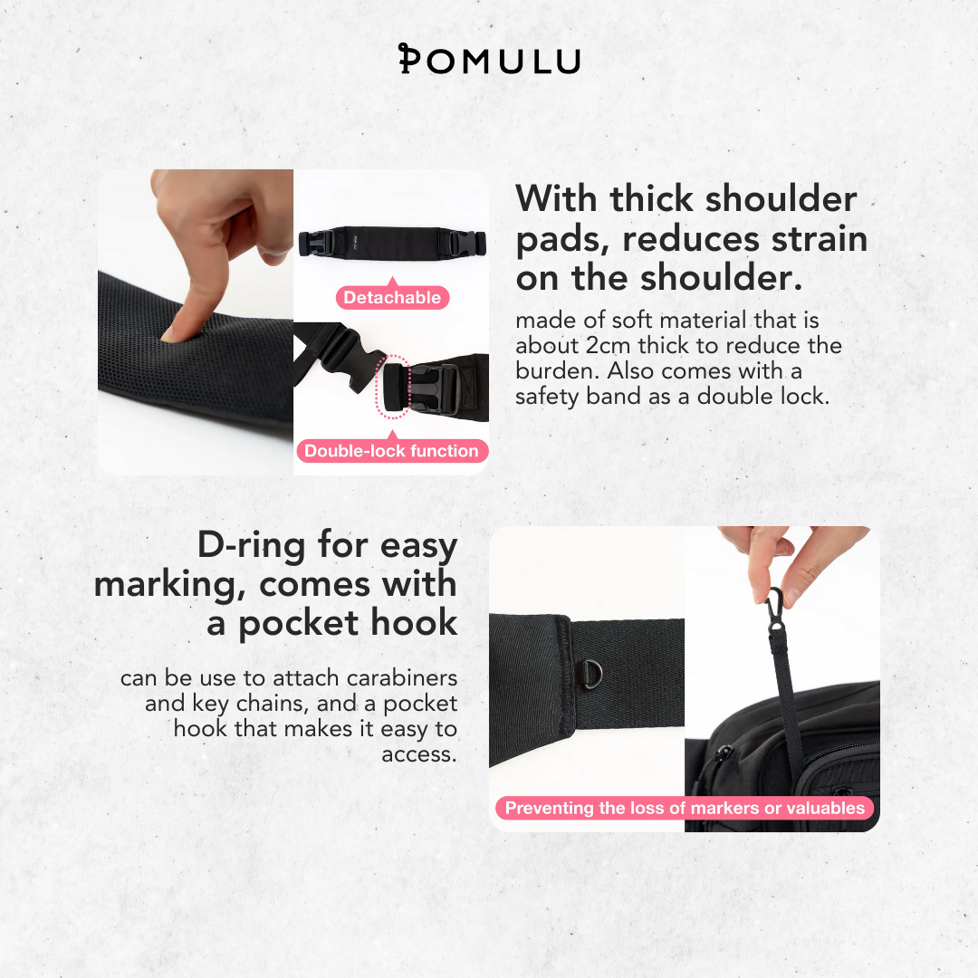 Pomulu | 2-Way Baby Carrier | Innovative Carrier Bag for Parents