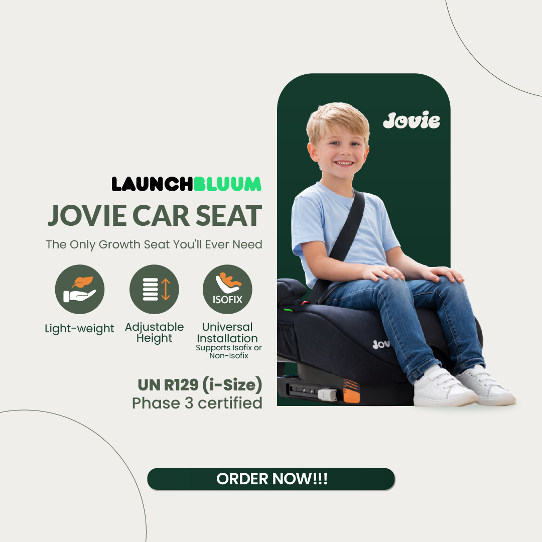 Jovie Adjustable Booster Car Seat for Kids (5–12 Years, ISOFIX Compatible)