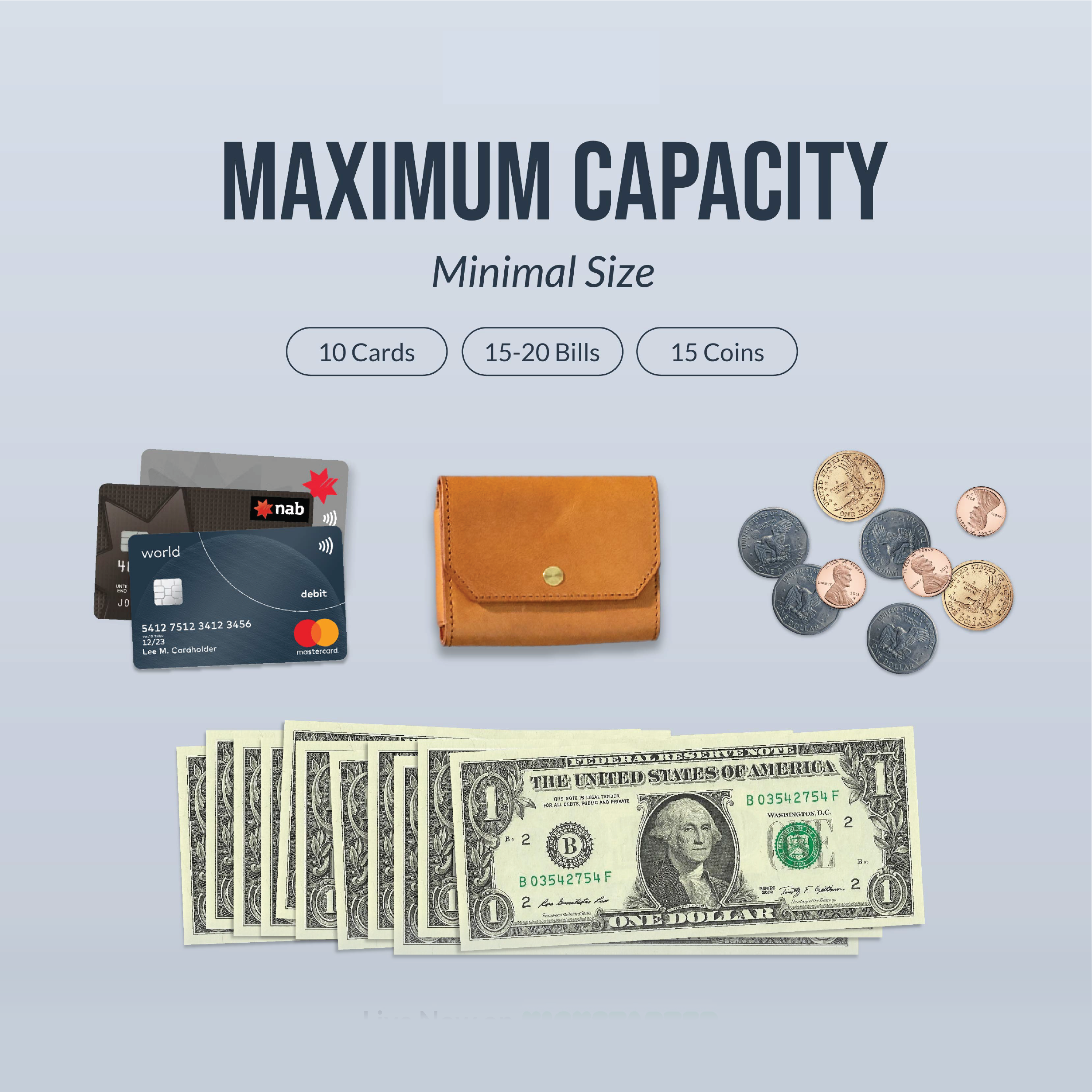 Il Modo Mini: Compact and Practical Tri-Fold Wallet