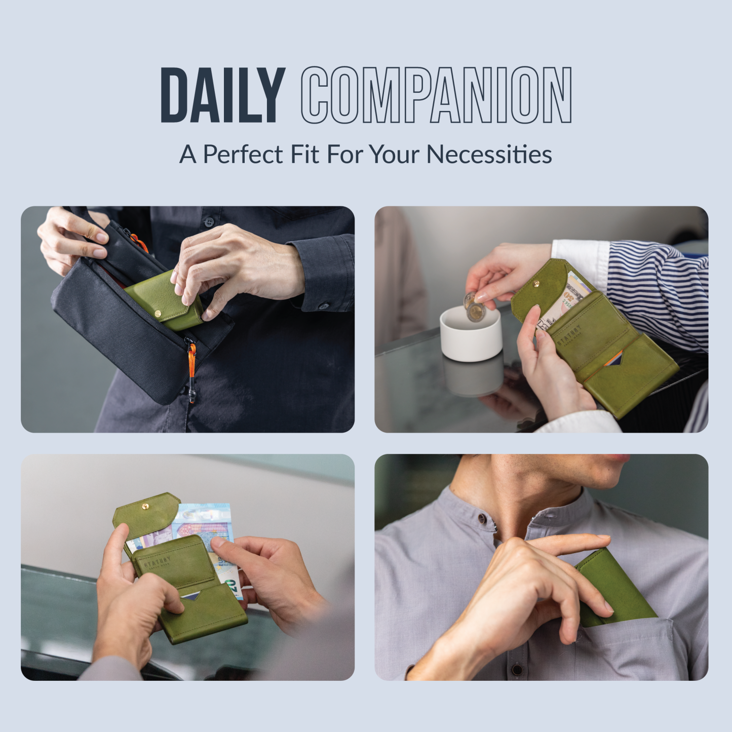 Il Modo Mini: Compact and Practical Tri-Fold Wallet