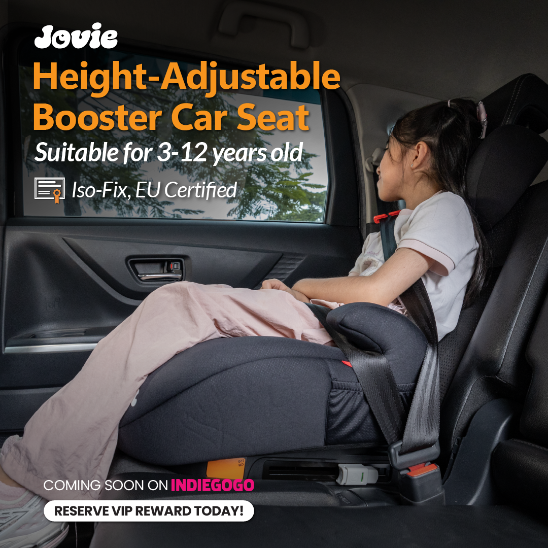 Jovie : The world’s first height-adjustable booster seat