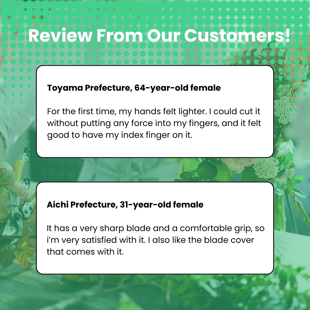 Sakagen Scissors Black Blade Series - Carbon Garden Steel Cutters for Plants, Flowers/Tree