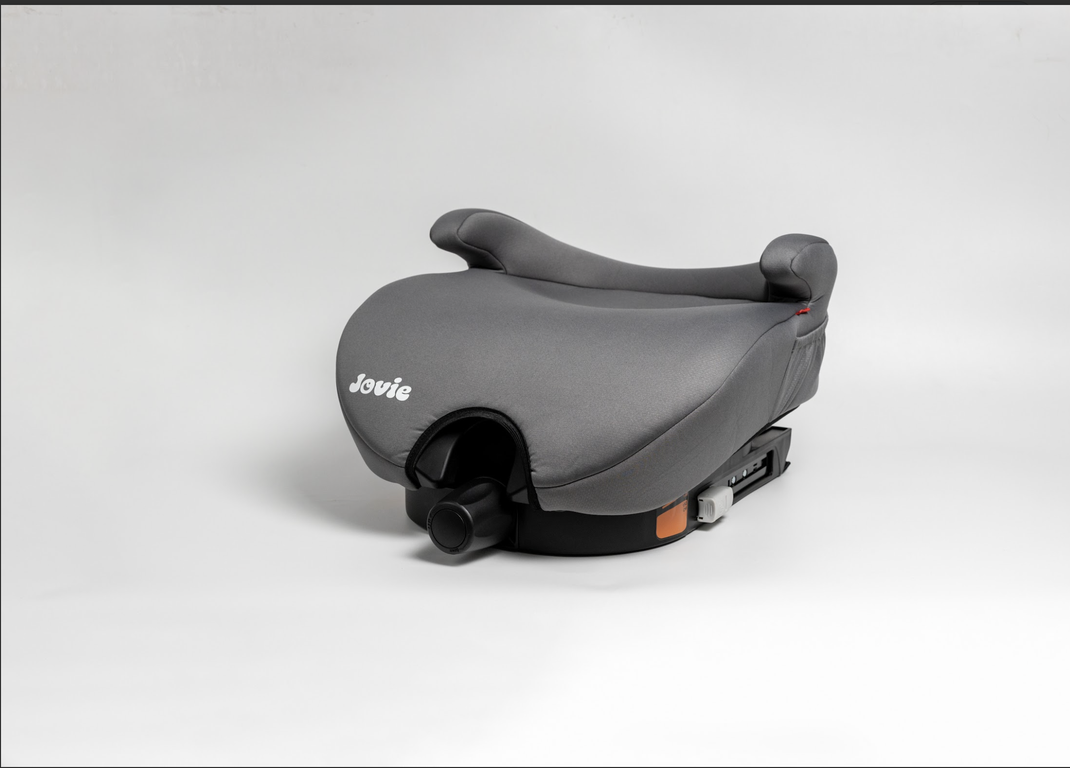 Jovie Adjustable Booster Car Seat for Kids (3–12 Years) | Lightweight 4kg Child Car Seat | ISOFIX Compatible | Grey / Black