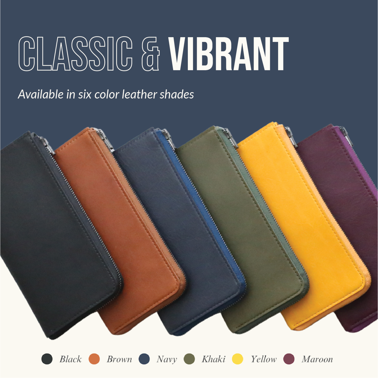 Il Modo Zip : Minimalist L-zip long wallet