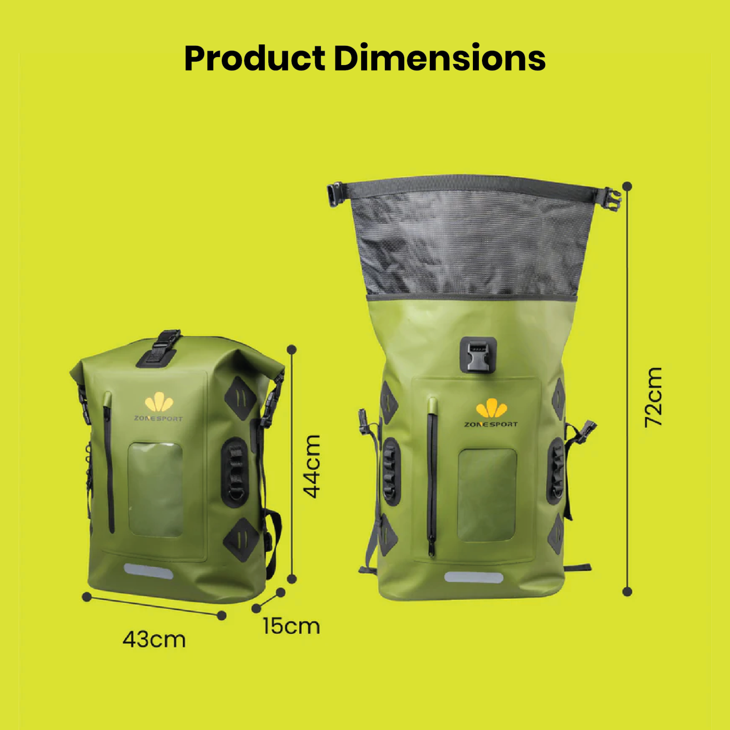 Zone Sport | Outdoor Ultra Waterproof Backpack