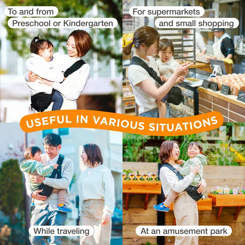 Pomulu | Baby Hip Seat Sling Carrier