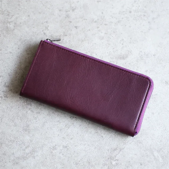 Il Modo Zip : Minimalist L-zip long wallet