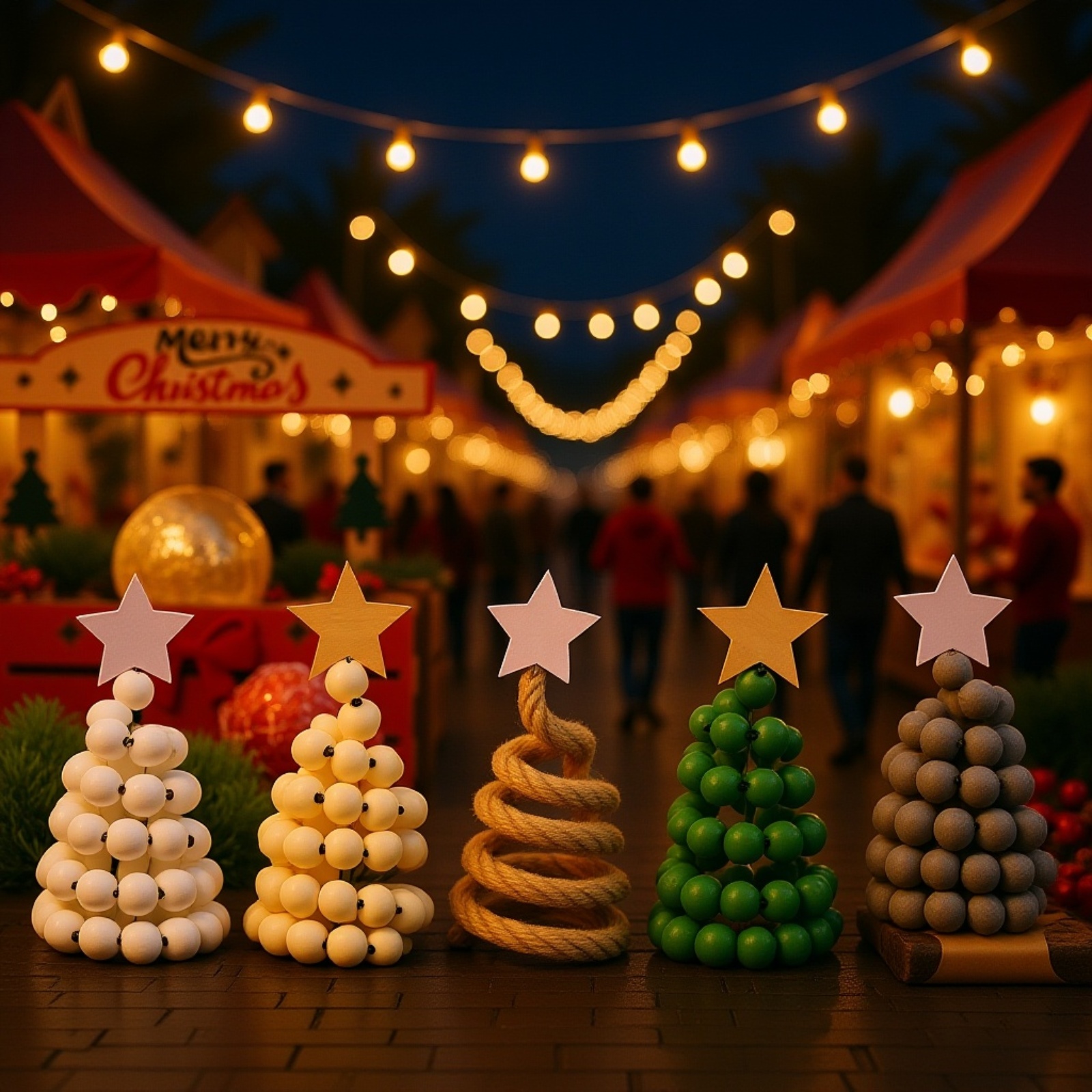 ของตกแต่งโต๊ะเทศกาลคริสต์มาสดีไซน์น่ารัก