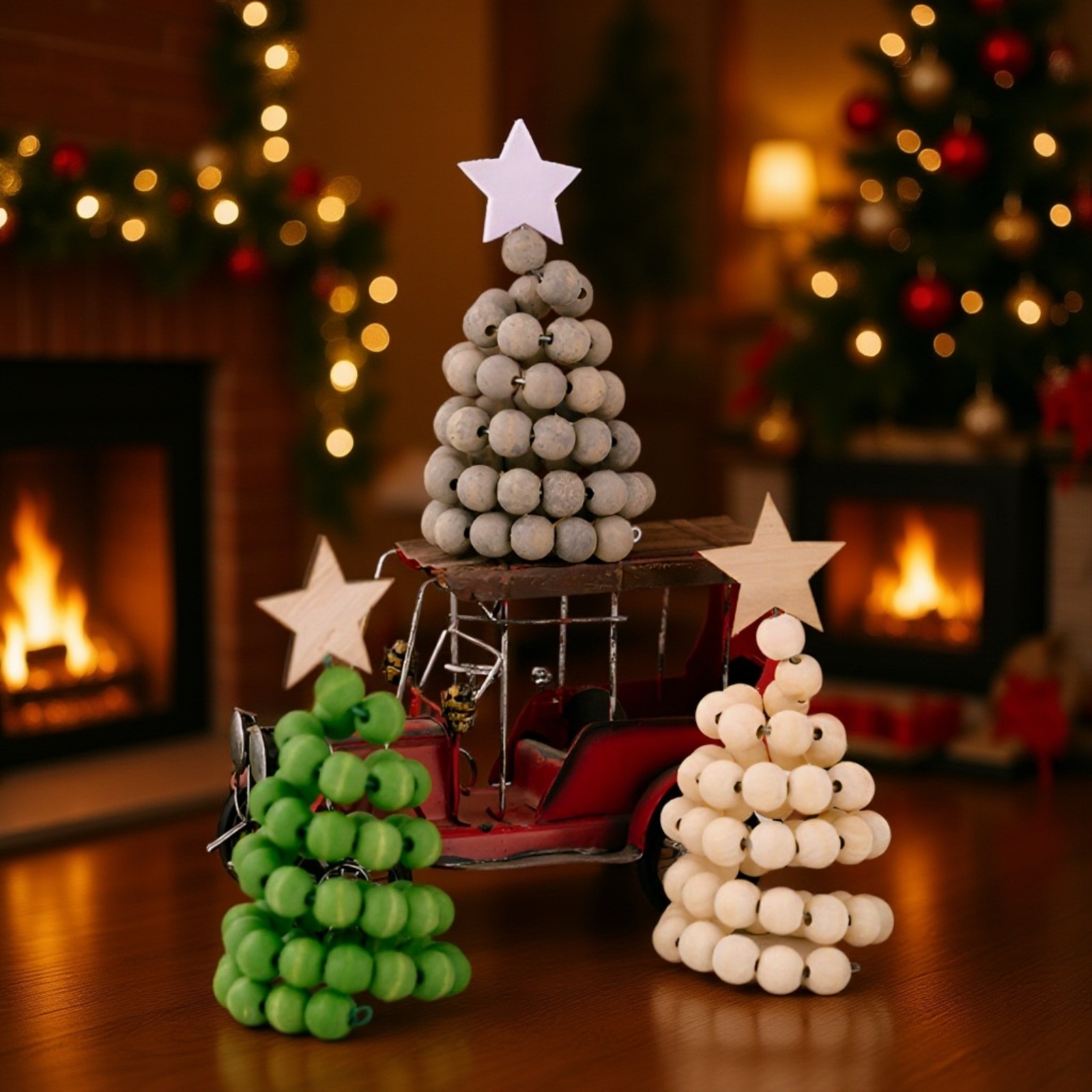 ไอเดียตกแต่งโต๊ะทำงานด้วยต้นคริสต์มาส