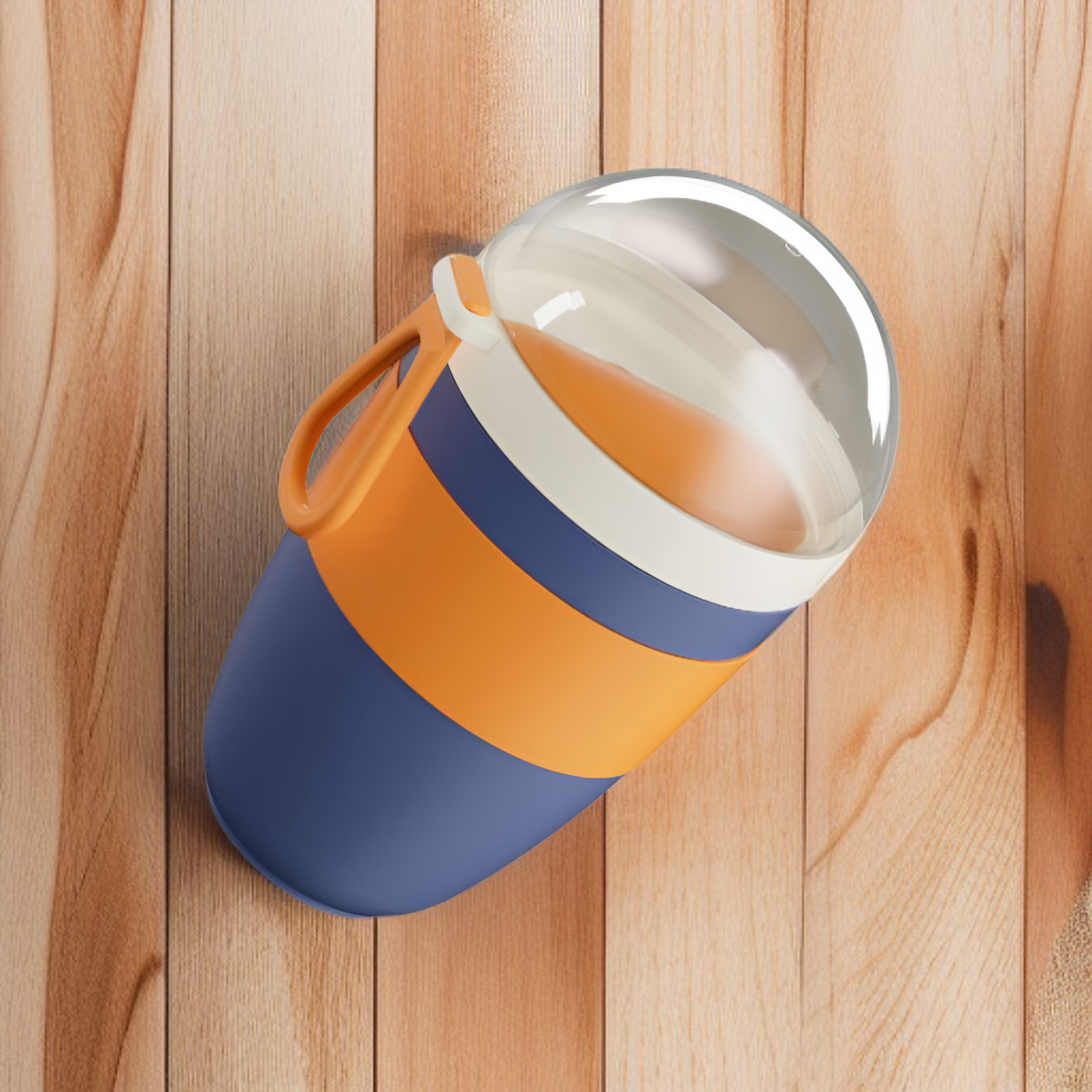 ถ้วยโยเกิร์ตดีไซน์ทันสมัยพร้อมฝาปิด