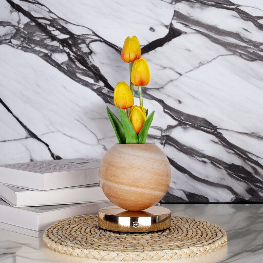 ดอกทิวลิปปลอมจัดช่อสำหรับตกแต่งบ้าน