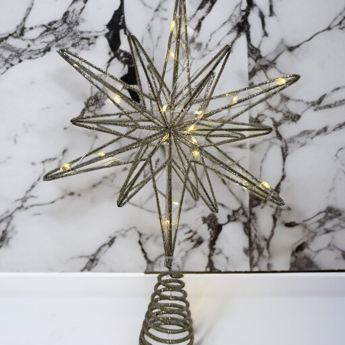 เหล็ก LED Pentagram ไฟตกแต่ง