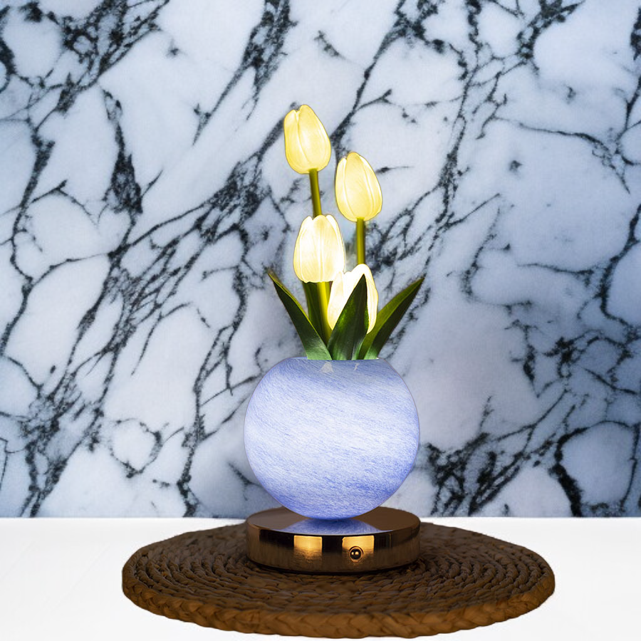 ดอกทิวลิปจำลองสวยเหมือนจริงตกแต่งห้องนั่งเล่น