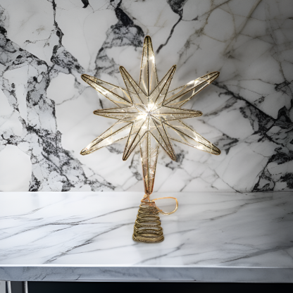 เหล็ก LED Pentagram ไฟตกแต่ง