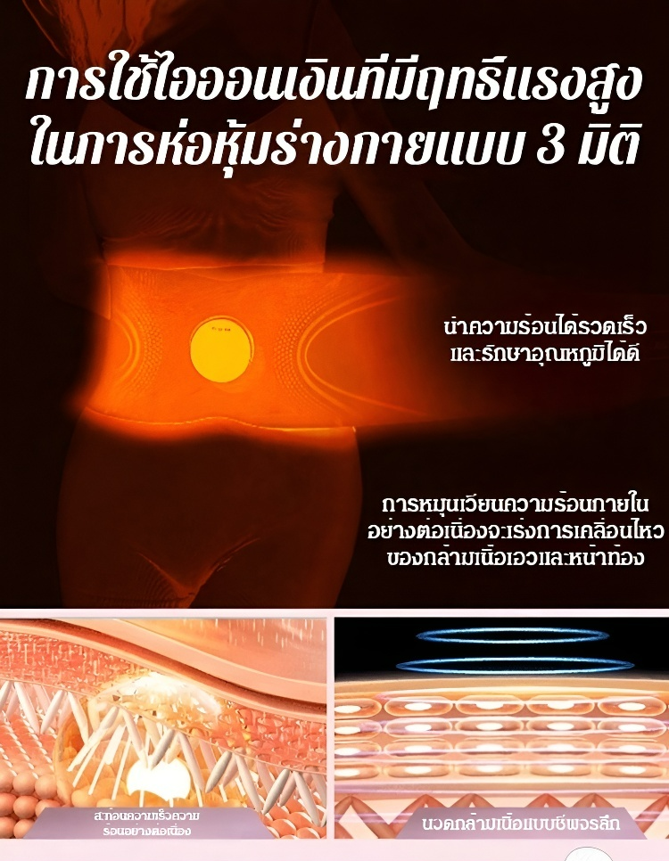  [มีเอวเล็กง่ายๆ] เครื่องนวดสลายไขมันอัจฉริยะ