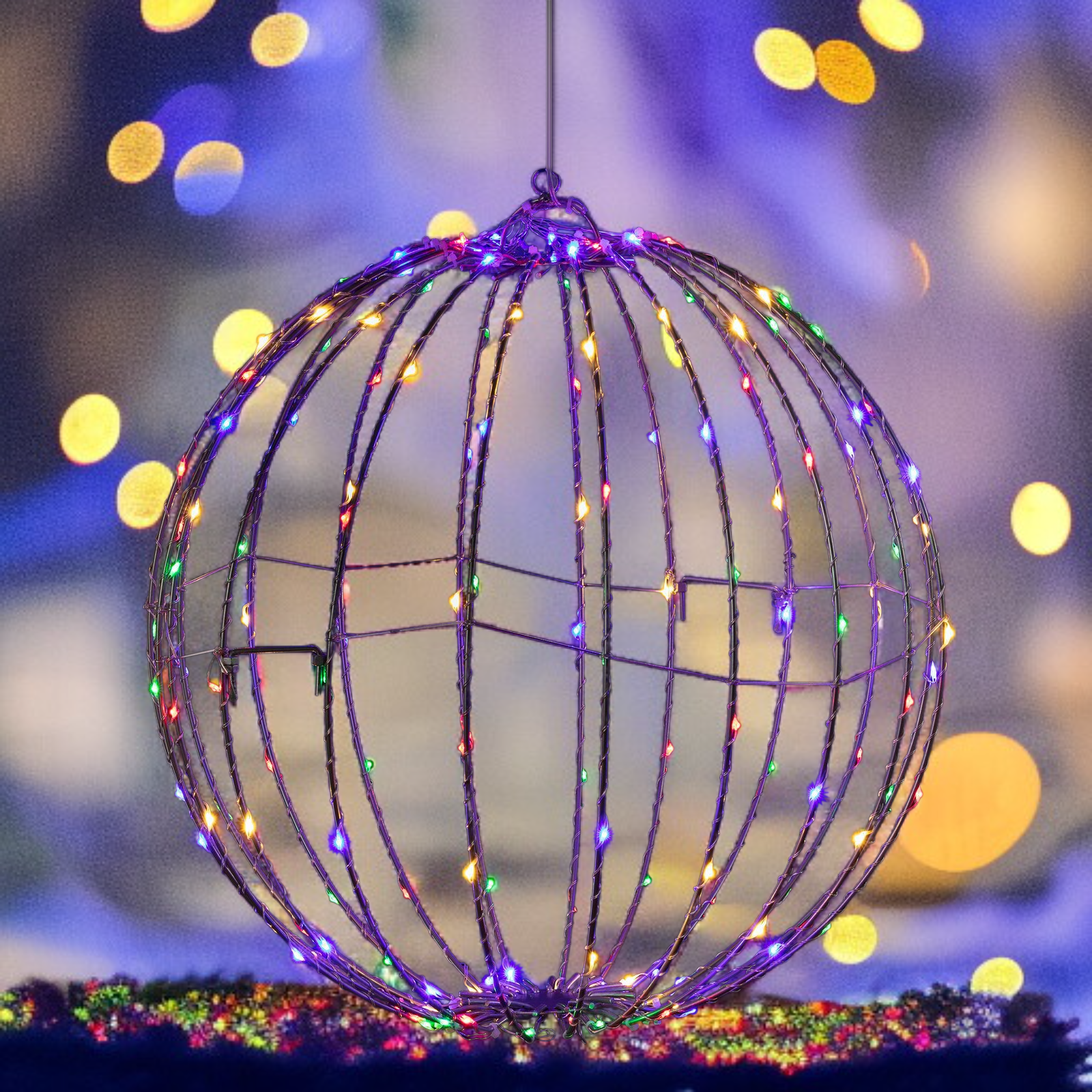 ตกแต่งงานเลี้ยงด้วยลูกบอลไฟ LED