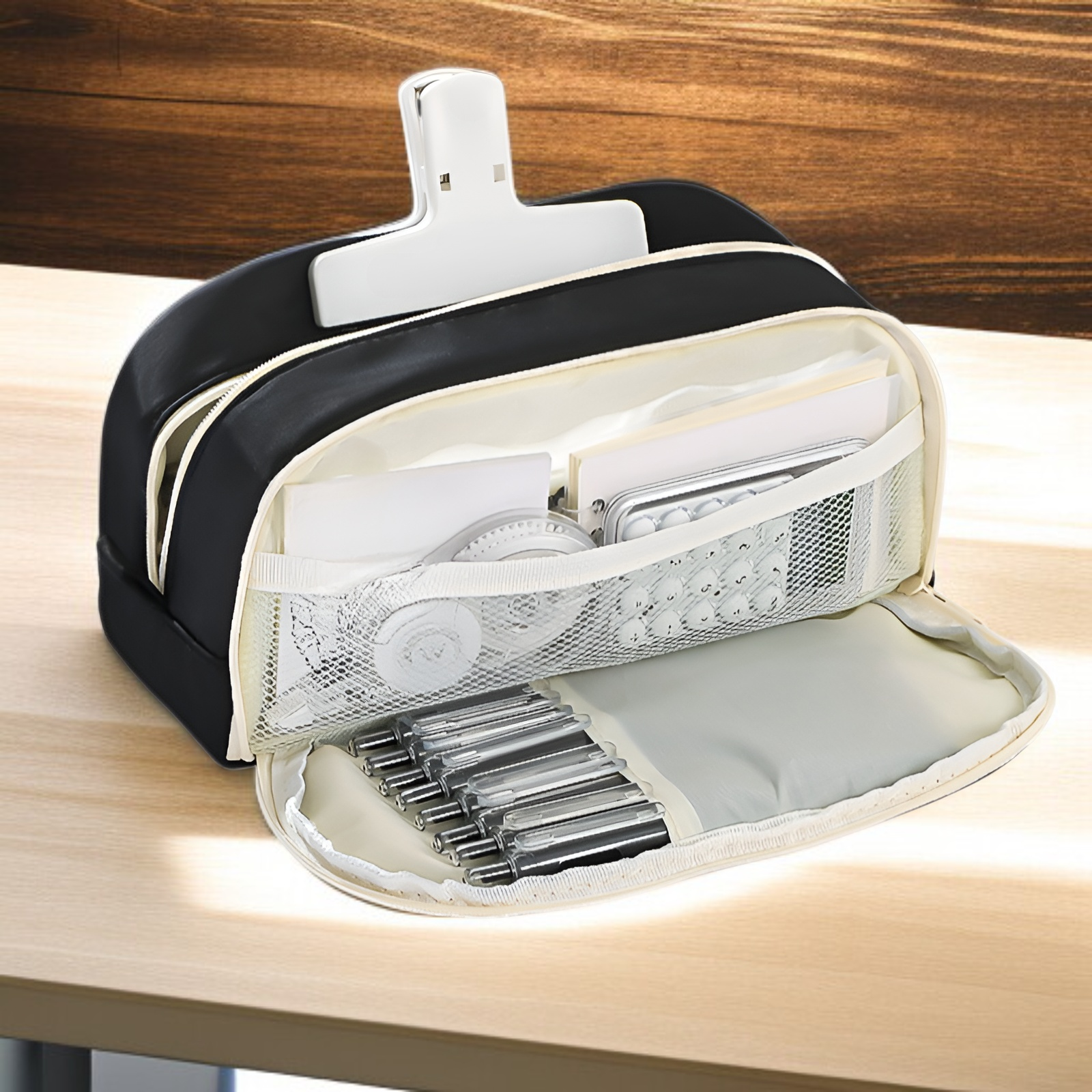 Large capacity minimalist stationery pencil case