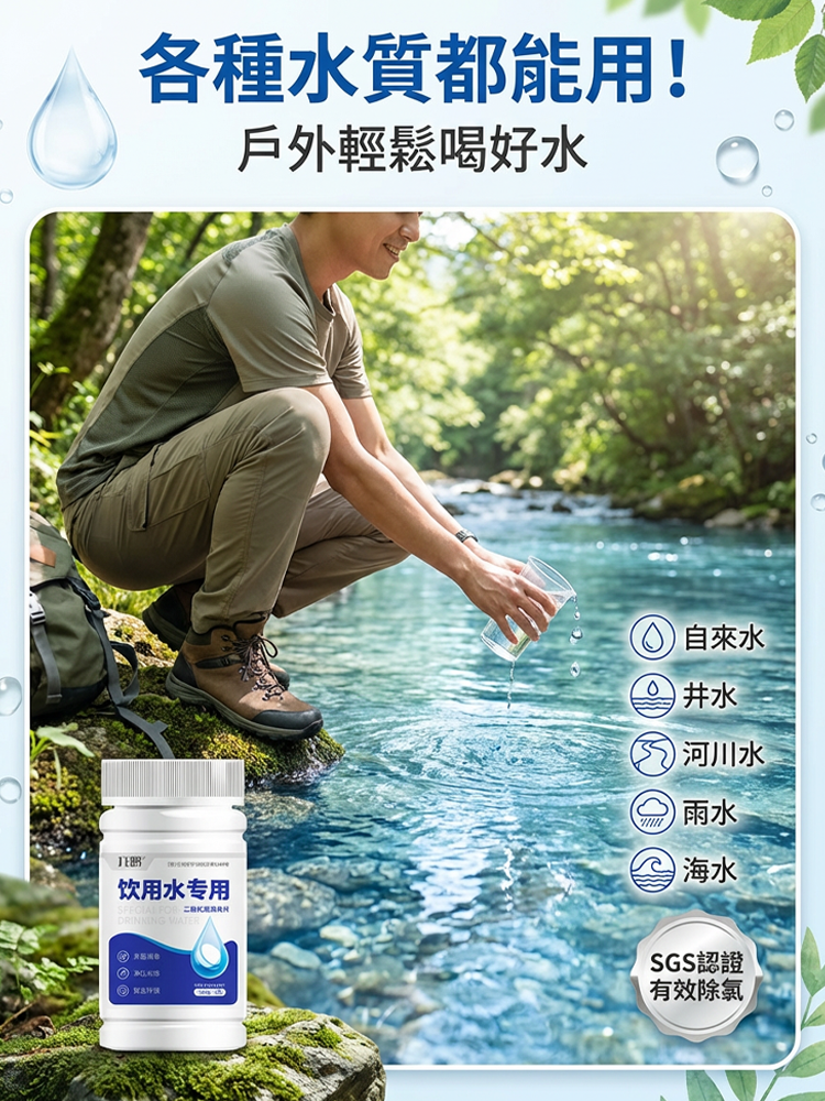 【水立淨】免裝萬用淨水濾晶片