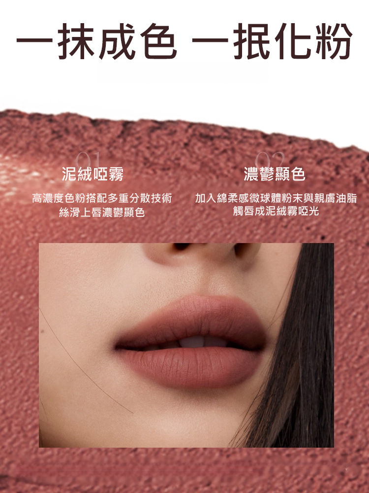 不沾杯不掉色按壓式口紅