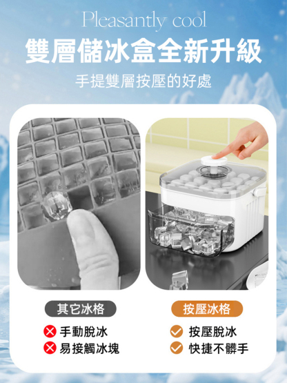 【懶人神器】不髒手大容量製冰神器