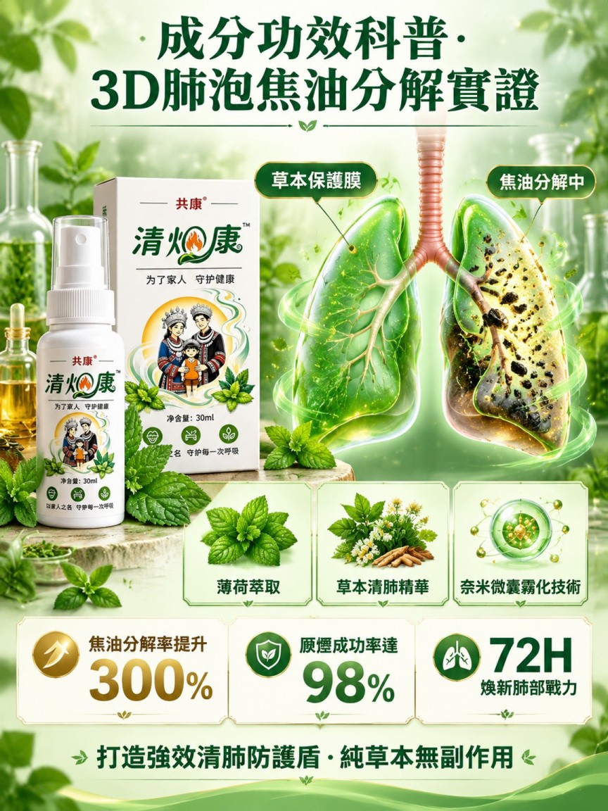 清煙康口腔清肺噴劑